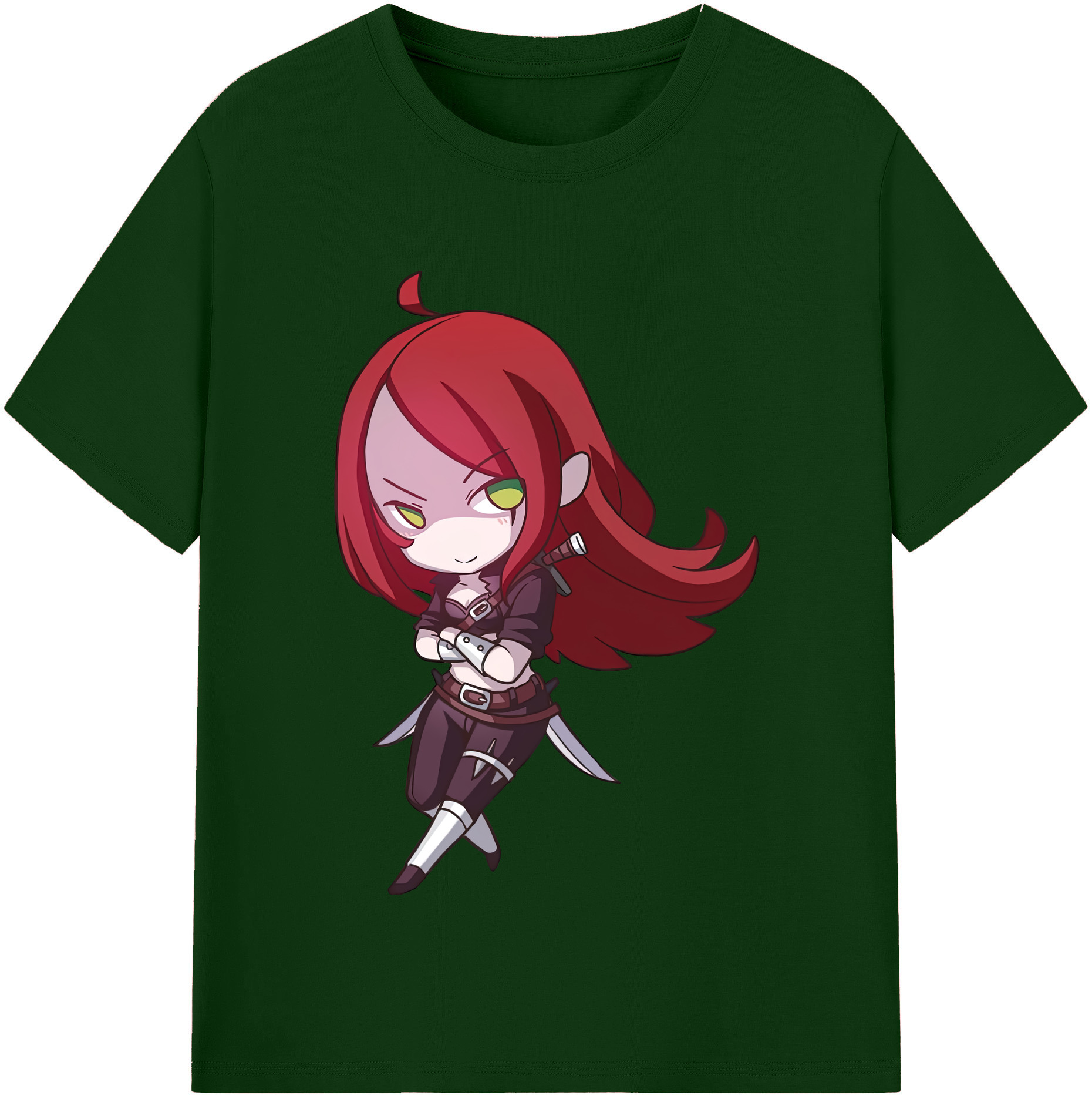 リーグ・オブ・レジェンド League of Legends LOL 綿100％半袖Tシャツ（フロントプリント）